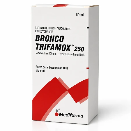 Bronco Trifamox 250 Polvo para Suspension Oral x 60 ml