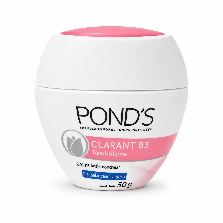 Ponds Clarant B3 Tono Uniforme y Sin Machas en 2 Semanas Antimanchas x 10 g